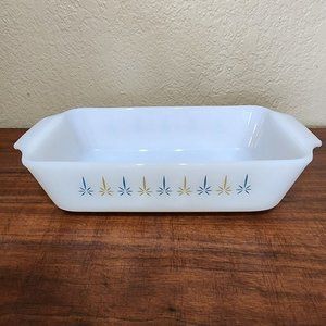 Vintage Anchor Hocking Fire King Candle Glow 10 7/8" Loaf Pan